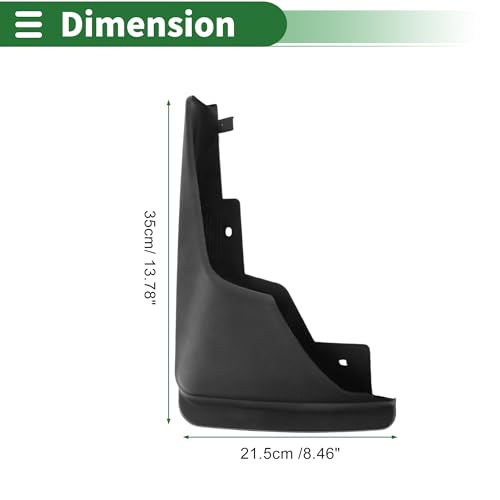 Image of Motoforti Mud Flaps Splash Guards Mud Guards for Ford Edge 2009-2014 W /Mount Accessories