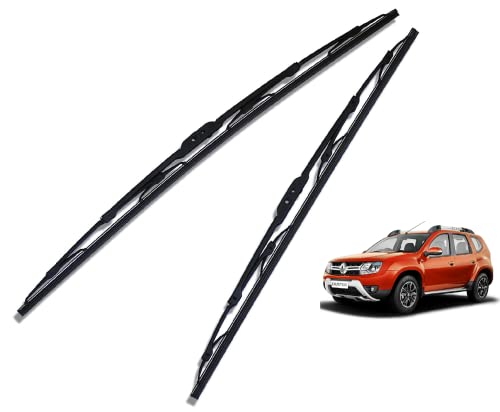 Image of Euro Care Metal Type Wiper Blade Compatibility with Renault Duster Windshield Car Wiper Blade Size D-20,P-20