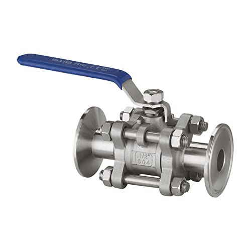Válvula de bola tipo virola de triple abrazadera acero inoxidable SS304 4