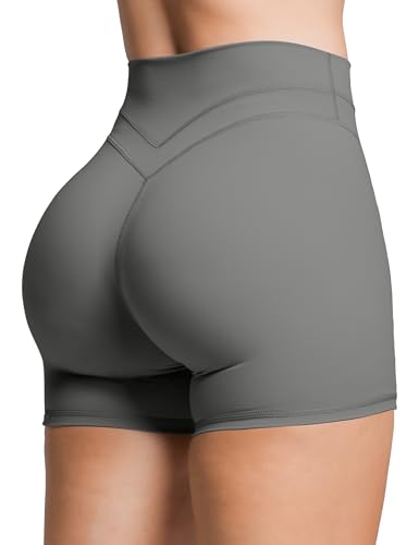 Short cycliste femme pour le sport et le studio de yoga taille haute Unthewe