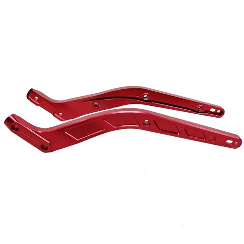 Support garde-boue arrière rouge contre vibrations Harley Softail