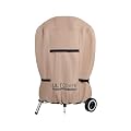 ULTCOVER Outdoor Waterproof Charcoal Kettle Grill Cover for Most 18 inch Round Smoker Size Up to 23” Dia x 32” H