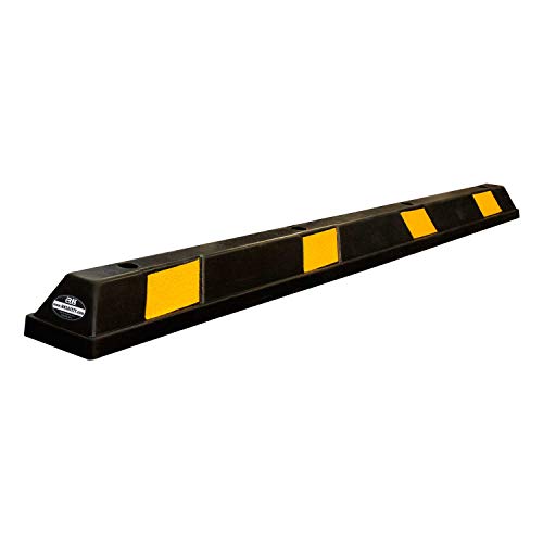 RK-BP72 Heavy Duty Rubber Parking Curb, Parking Block, 72 -Inch for Car, Truck, RV and Trailer Stop Aid