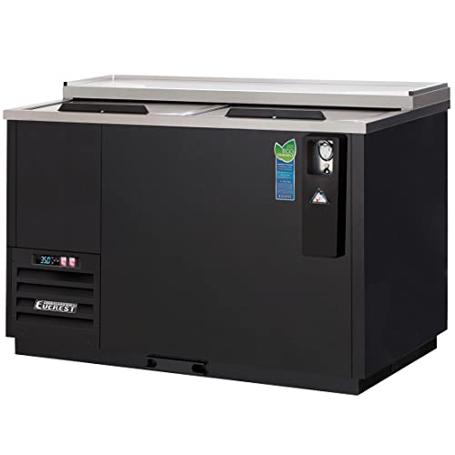 Everest Refrigeration EBC50 Bottle Cooler 2 Lids, 115v, NSF - 15 cu. ft.
