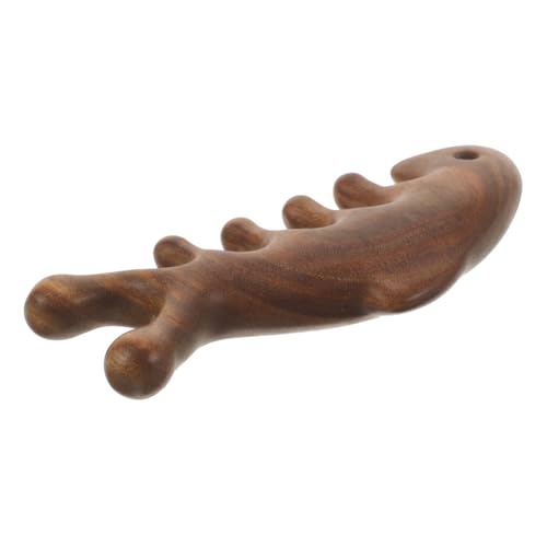 SHERCHPRY Massage Comb Wooden Wide Tooth Scalp Compact Handheld Comb for Relaxation present for Birthdays Special Occasions Portable Design for Go Use