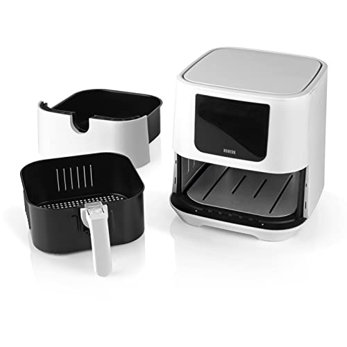 N8WERK Moonlight White Varmluftsfritös – 7 program, 5,5 l korg