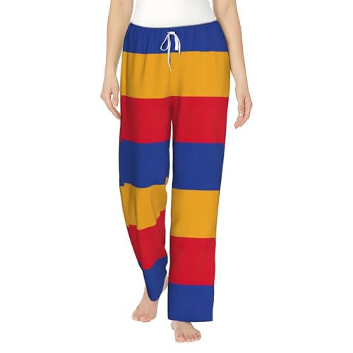 Pantalon de nuit Arménie pour femme imprimé vêtement amples doux