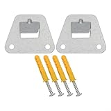 Bügeleisen Aufhängeplatte Haken Halterung für Dunstabzugshaubenmontage entworfen, um kleine und mittlere Dunstabzugshauben sicher zu halten mit einem platzsparenden Haushaltsdesign (1 Paar)