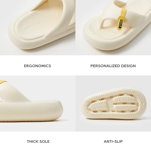 utune Cloud Flip Flops for Women Platform Sandals with Arch Support EVA Lightweight Beach Essentials House Slippers Comfy Flipflop3
