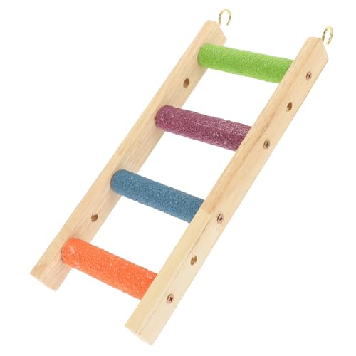 KESYOO Parrot Ladder for Birds and Hamsters Climbing Bridge Fun Bird Training Accessory and for Bird Cages and