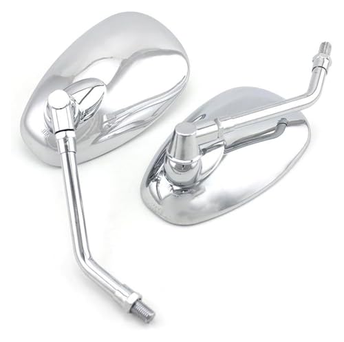Espejos retrovisores universales de 10mm para moto de carreras y scooter
