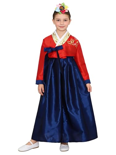 Hanbok Enfant Fille Mufeng : Fini les Déguisements Rigides avec ce Costume Coréen Fluide