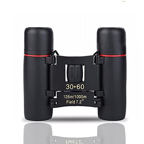 Mosogos 30 x 60 Fernglas für Sport, Militäroptik, wasserdicht, faltbar, leistungsstark, HD, kompakt, professionelles…