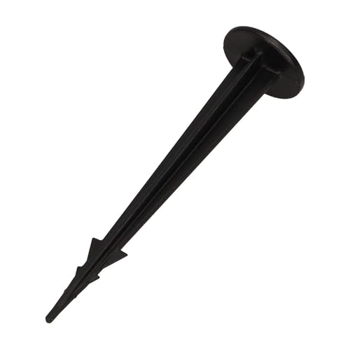 GARDENIX Garten - Erdanker Unkrautvlies, Erdnägel Unkrautvlies, 50 Stück, UV-beständiger Kunststoff, 100mm Länge, Rostfrei, Flacher Kopf für Stabilität und Halt