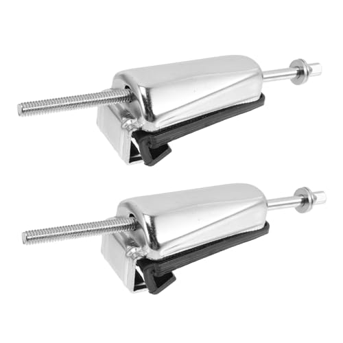 SECFOU 2個鼓圈固定配 スネアドラム用属フック 耐久性に優れたドラムパー