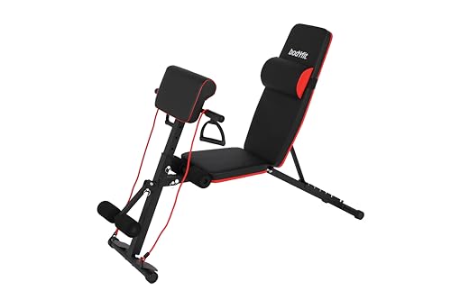 Banco de Pesas Ajustable - Banco para Ejercicio 6 en 1- Banco Gym 7 posiciones de respaldo - Banco Multifuncional plegable - Soporta hasta 260 kg - Gimnasio...