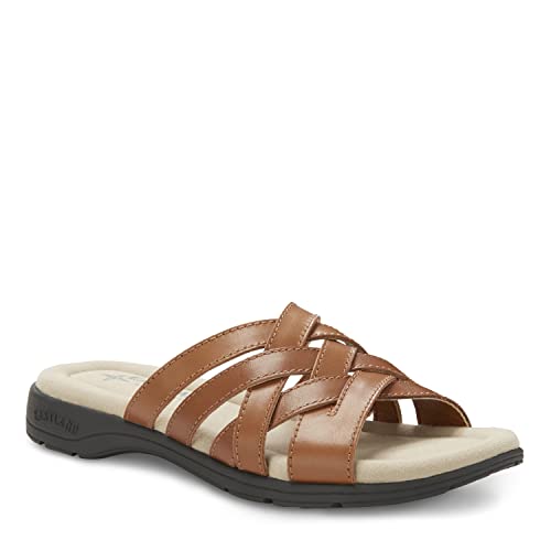 Eastland Women's Hazel Slide Sandal, Tan, 8