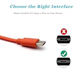Aiivioll-Type C Charging Cable compatible with JBL Go3, Charge 4/5, Flip 6, Pulse 5, Clip4, JR POP, Endurance Peak, JBLCHARGE4BLKAM Wireless Bluetooth Headphones Speakers Charging Cable（25cm/Orange） - Image 2