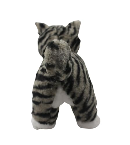 Image of Tickles Cheetah Soft Stuffed Plush Animal Toy for Kids Boys & Girls Birthday Gift (Size: 28 cm Color: Grey)