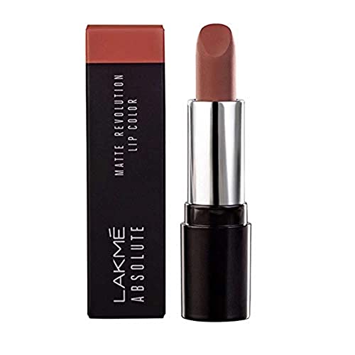 Image of Lakme Absolute Matte Revolution Lip Color, 303 Wild Brown, 3.5 g