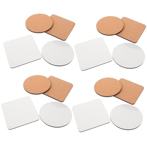 Sous-verres vides pour transfert à chaleur sublimation imprimable DIY - 2