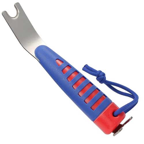 Cnosky Snap Tool for Boat Canvas Snaps Practical Canvas Snap Removal Tool with Non-Slip Silicone Grip Ideal Anglers and Boater Gifts Blue 1PCS