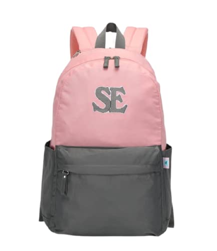 Reelay mee 18 L Light Weight, Fascinating Daytrip, Daily use Backpack - 8334 (Pink Grey)