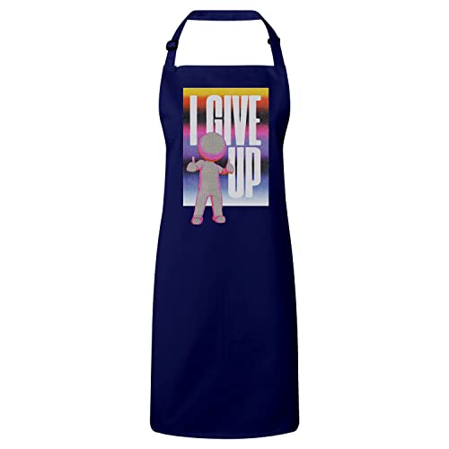 Tablier cuisine navy pour ne plus tacher vos vêtements grâce au motif humoristique vintage meme