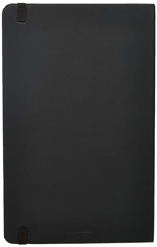 AmazonBasics Classic Notebook, Squared - (130mm x 210mm) - 240 pages (Black)