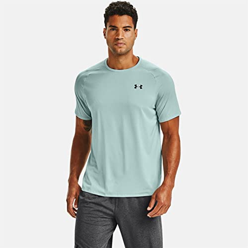 Image of Under Armour Men's Polyester Solid UA Tech 2.0 SS Short Sleeve Tee | 1326413-001