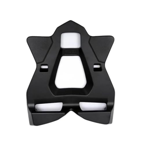 Porte-bagages arrière moto avec plaque élargie et barre de support stable
