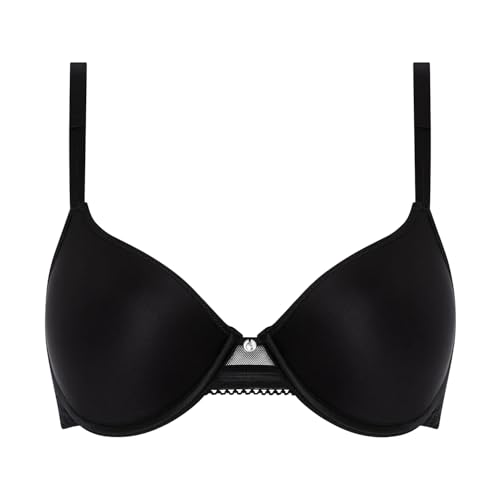 Chantelle Women's C Jolie Memory Foam T-Shirt Bra, Black, 36C