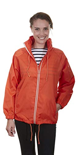Coupe vent imperméable respirant avec capuche ajustable pour le sport