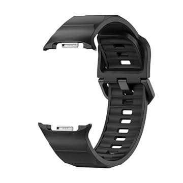 Pulseira Robusta LTimports compativel com Galaxy Watch 8 44mm, Galaxy Watch8 40mm e Galaxy Watch 8 Classic 46mm (LT-Preto)