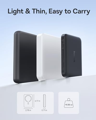 Baseus MagSafe Power Bank 10000mAh Qi2.2 30W Wireless Charging, PD 30W voor iPhone 12/13/14/15/16/17 Series - Afbeelding 3