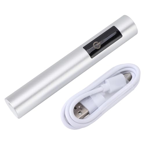 Tomotato 3W Mini Portable UV Lamp, Portable Fast Curing Handheld Gel Light USB Rechargeable Cordless Nail Dryer for Gel Nails (Silver)