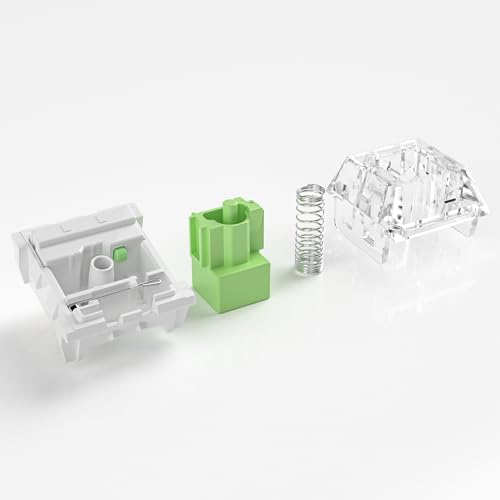 Image of Kailh Box Jade Switches for Mechanical Gaming Keyboard,3-Pin 50gf Clicky /lubed /Dust&Waterproof Switches(108Pcs,Kailh Box Jade)