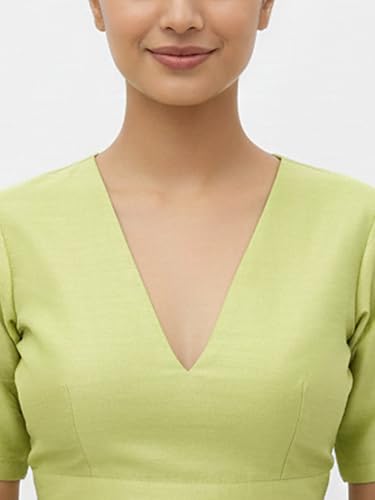 Image of Thevasa Women's Dupion Raw Silk Divine Depth Blouse