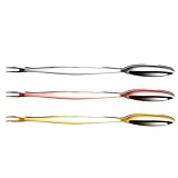 UTHCLO 3 Piezas de Desgranadora de Cangrejos de Acero Inoxidable 304, Herramientas Resistentes al Desgaste para Pelar Mariscos, Cucharas Creativas para Buey Mar, Utensilios para Cocina