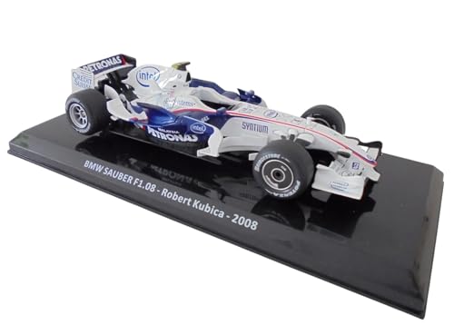 OPO 10   Maqueta de Coche de Fórmula 1 a Escala 1/24 Compatible con BMW Sauber F1.08 Robert Kubica 2008   OR087