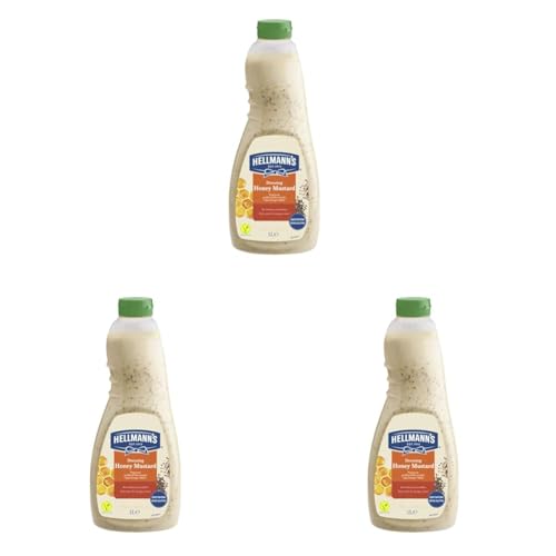 Hellmann's Salsa senape e miele - 1Lt (Confezione da 3)