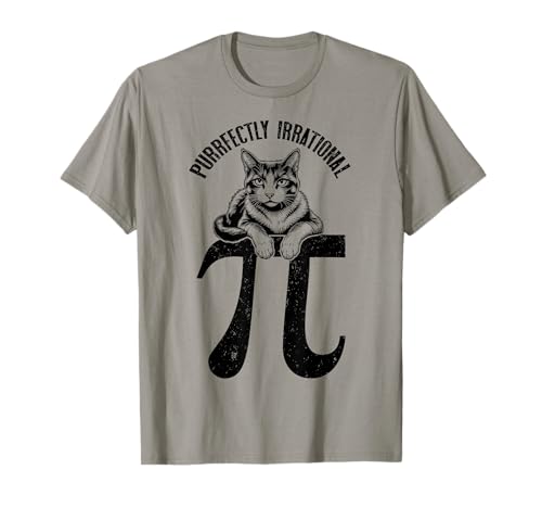Pi Day Cat Lover Purrfectly Irrational Number Matemáticas Profesor Camiseta