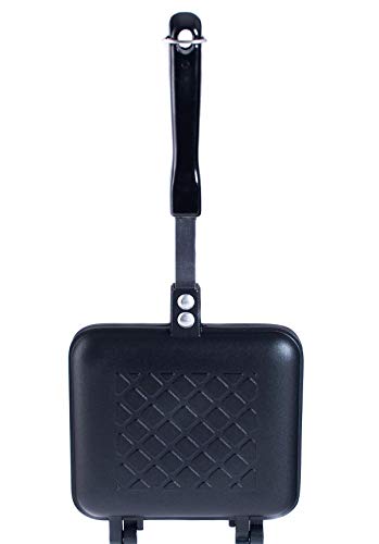 Happy Sales Hsgs-Hpni, Grilled Sandwich Panini Maker Hot Sandwich Maker Pan Nonstick Aluminum Flip Pan #TOP1