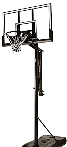Tabela de Basquete Portátil Spalding 52' , Cor: Preto, branco
