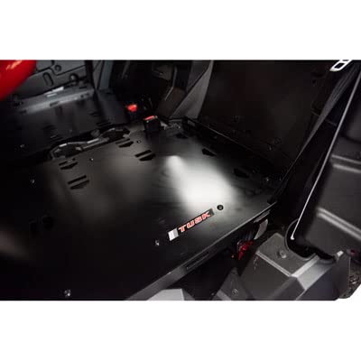 Tusk Rear Seat Cargo Rack Flat Floor Kit - Fits: Honda Talon 1000X-4 - Driver And Passenger Sides #TOP6