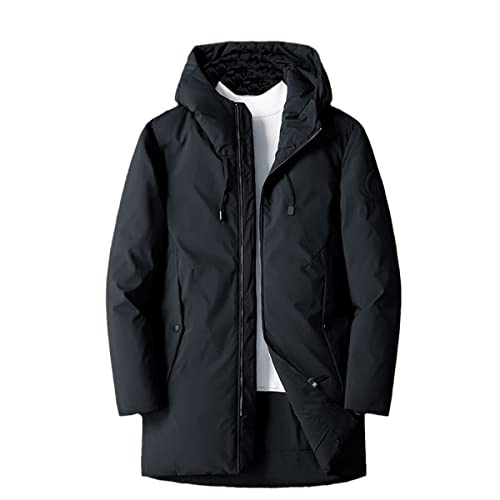 Veste coupe-vent homme en duvet de canard parka chaude TH165Black L
