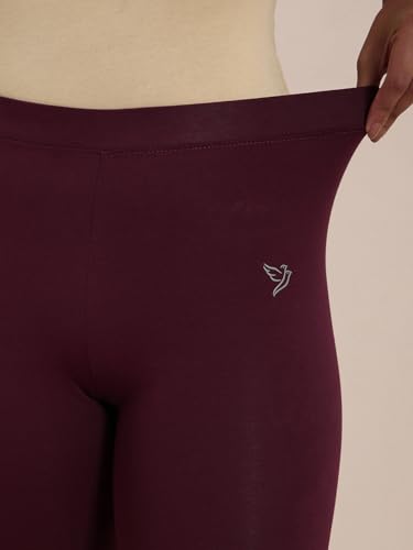 Image of TWIN BIRDS Tailored Cut and Classic Fit Super Stretchable Elastane Fabric Churidar Leggings for Women