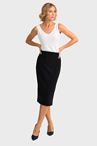 Womens Below-The-Knee Pencil Skirt Style 163083J4