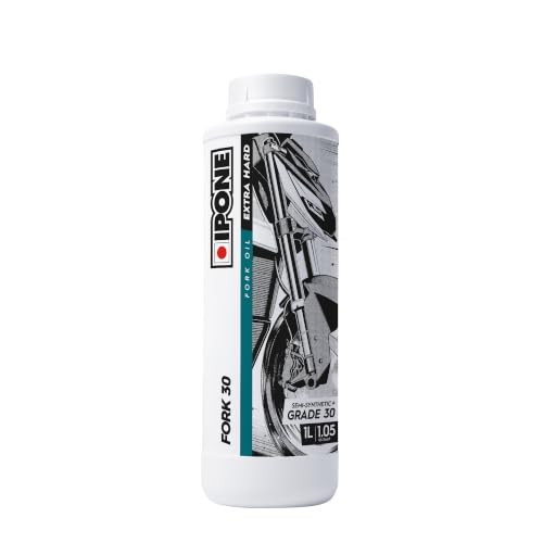 IPONE - Aceite para Horquilla Moto - Fork 30 - Semisintético - Anti-Fricción y Anti-Emulsión-Listo para Usar- 1 Litro