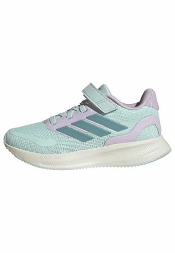 adidas Unisex niños RUNFALCON 5 Shoes Kids, halo Mint/Mint Ton/Ice Lavender, 34 EU